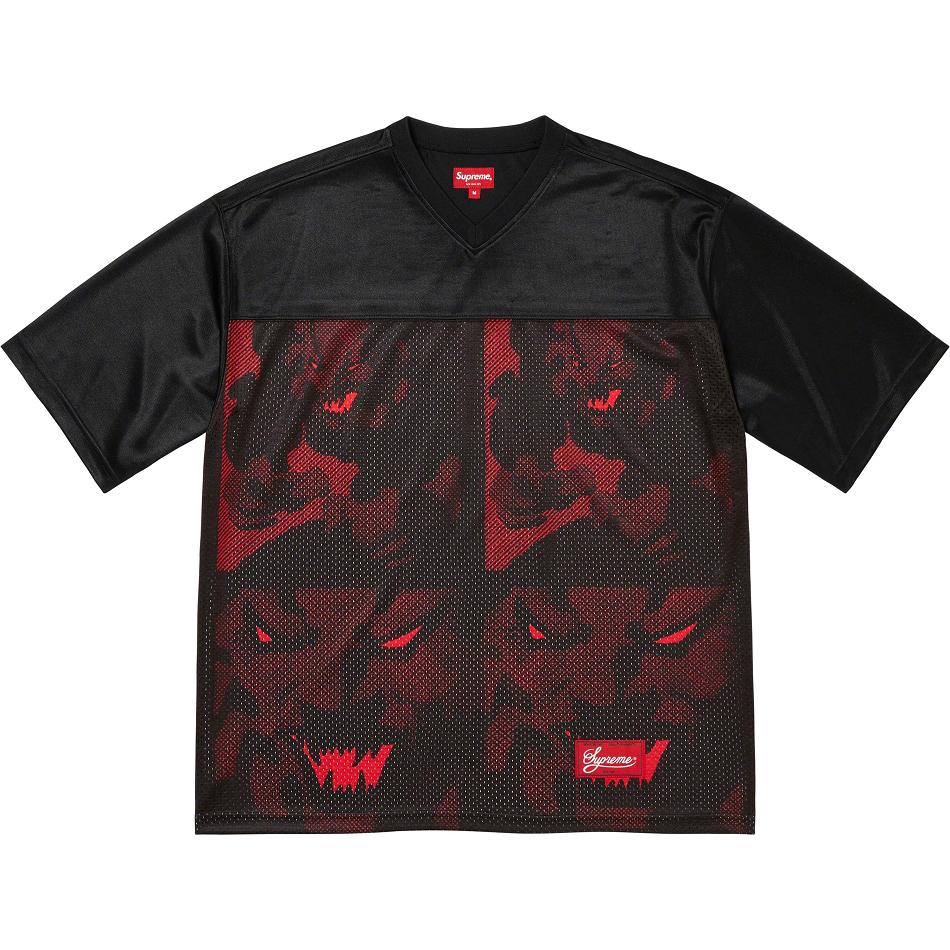 Suéteres Supreme Ronin Football Jersey Negras | Supreme 324MA